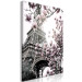 Canvas Magnolias in the Sun of Paris (1-piece) Vertical - spring magnolias 132261 additionalThumb 2