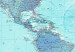 Large canvas print World Map: Sky Blue World [Large Format] 132361 additionalThumb 5