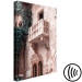 Canvas Print Balcony of a brick tenement - photo with an Italian city architecture 135861 additionalThumb 6