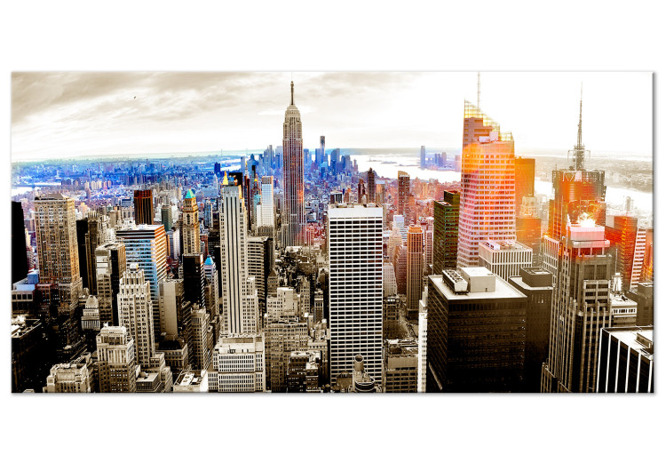 Large canvas print Manhattan: Island for Rich II [Large Format] 137661