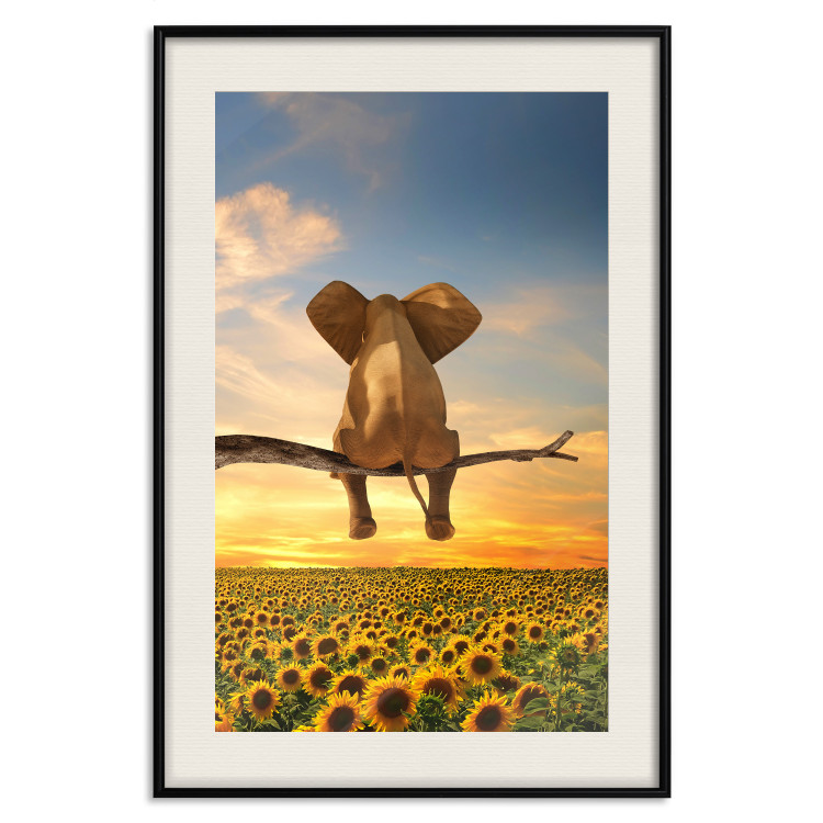 Poster Elephant and Sunflowers [Poster] 142861 additionalImage 26