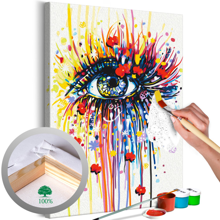 Paint by number Flowery Eye 143661
