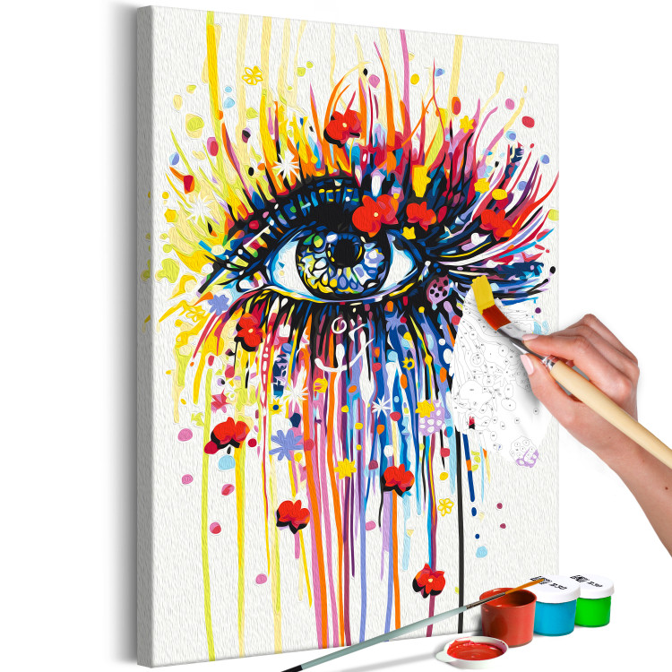 Paint by number Flowery Eye 143661 additionalImage 3