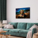 Canvas Art Print AI Bearded Collie Dog - Rasta Animal Chilling on Paradise Beach - Horizontal 150261 additionalThumb 4