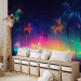 Wall Mural Beach and Colors - Ocean and Tropical Palm Trees With Neon Lights 150661 additionalThumb 8