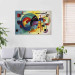 Canvas Art Print Colorful Abstraction - A Composition Inspired by Kandinsky’s Work 151061 additionalThumb 5