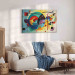 Canvas Art Print Colorful Abstraction - A Composition Inspired by Kandinsky’s Work 151061 additionalThumb 4