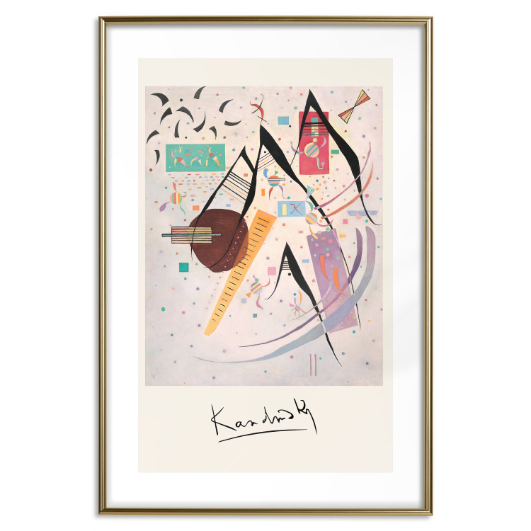Wall Poster Black Dots - Kandinsky’s Colorful and Disorderly Composition 151661 additionalImage 24