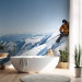 Wall Mural Extreme Sports - Winter skiing on snow in high mountains 61161 additionalThumb 8