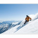 Wall Mural Extreme Sports - Winter skiing on snow in high mountains 61161 additionalThumb 5