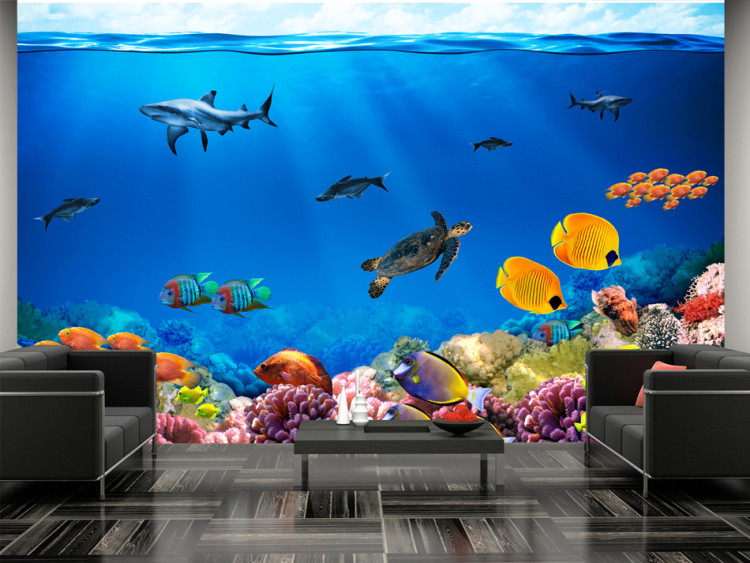 Photo Wallpaper Underwater kingdom - Fish - Animals - Wall Murals