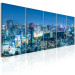 Canvas Art Print Tokyo by Night (5-piece) - Bustling Night Cityscape 98561 additionalThumb 2