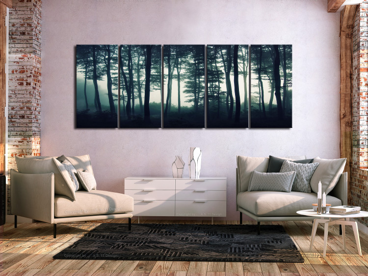Canvas Print Dark Forest (5 Parts) Narrow 107771 additionalImage 3