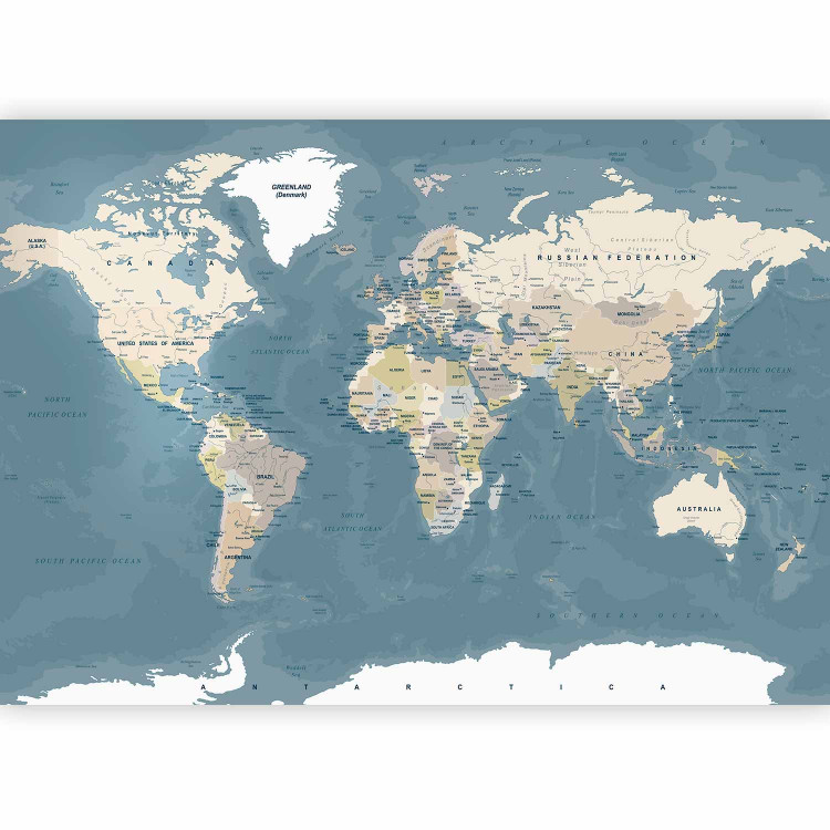Photo Wallpaper Vintage World Map 108271 additionalImage 5