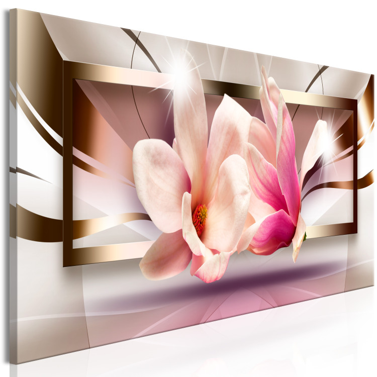 Canvas Flowers outside the Frame (1 Part) Narrow 113771 additionalImage 2
