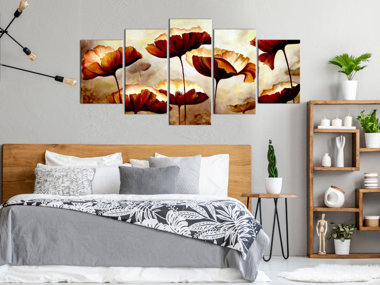 Canvas Print High Summer (5 Parts) Wide 114971 additionalImage 3