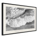 Poster Tide - black and white beach and sea landscape seen from a bird's eye view 115171 additionalThumb 3