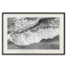 Poster Tide - black and white beach and sea landscape seen from a bird's eye view 115171 additionalThumb 18