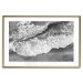 Poster Tide - black and white beach and sea landscape seen from a bird's eye view 115171 additionalThumb 16