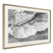 Poster Tide - black and white beach and sea landscape seen from a bird's eye view 115171 additionalThumb 2
