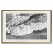 Poster Tide - black and white beach and sea landscape seen from a bird's eye view 115171 additionalThumb 19