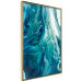 Wall Poster Ocean's Threat - abstraction with water in various shades of blue 117571 additionalThumb 10