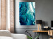 Wall Poster Ocean's Threat - abstraction with water in various shades of blue 117571 additionalThumb 17