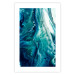 Wall Poster Ocean's Threat - abstraction with water in various shades of blue 117571 additionalThumb 19