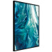 Wall Poster Ocean's Threat - abstraction with water in various shades of blue 117571 additionalThumb 9