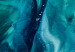 Wall Poster Ocean's Threat - abstraction with water in various shades of blue 117571 additionalThumb 6