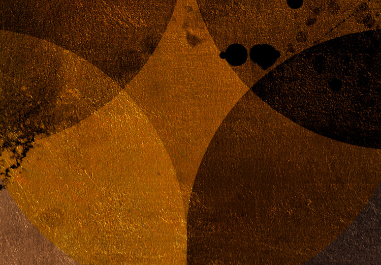 Poster Sun's Journey - geometric abstraction in warm-colored circles 120471 additionalImage 10