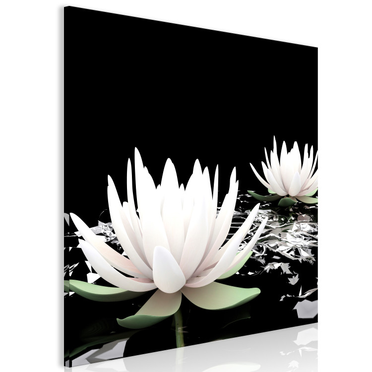 Canvas Print Lotus Flowers (1 Part) Square 121871 additionalImage 2
