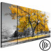 Canvas Art Print The oldest tree - autumn landscape, tree and golden leaves 122771 additionalThumb 6