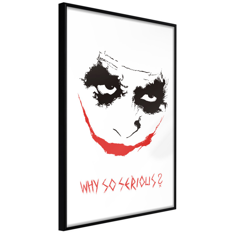 Poster Why so Serious? - English text under an abstract face 125371 additionalImage 9