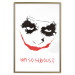 Poster Why so Serious? - English text under an abstract face 125371 additionalThumb 16