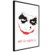 Poster Why so Serious? - English text under an abstract face 125371 additionalThumb 9