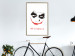 Poster Why so Serious? - English text under an abstract face 125371 additionalThumb 13