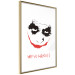 Poster Why so Serious? - English text under an abstract face 125371 additionalThumb 5