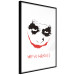 Poster Why so Serious? - English text under an abstract face 125371 additionalThumb 10