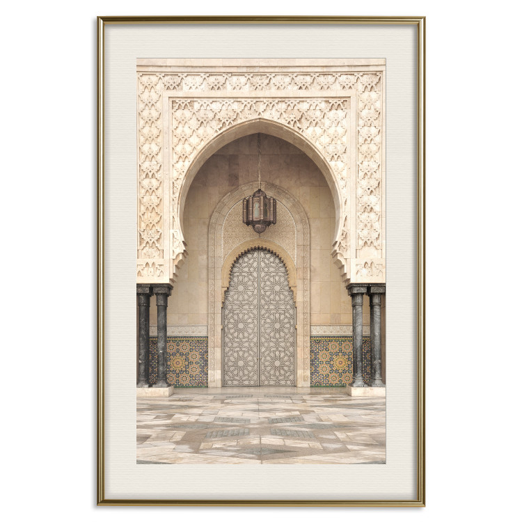 Poster Palace Gates - architecture with patterned gate and black columns 134771 additionalImage 20