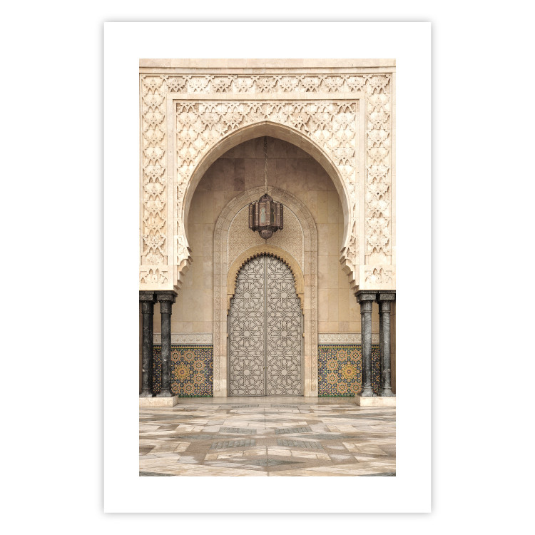 Poster Palace Gates - architecture with patterned gate and black columns 134771 additionalImage 25