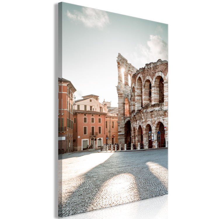 Canvas Art Print Amphitheater in Verona - photo of Italian architecture on a sunny day 135871 additionalImage 2