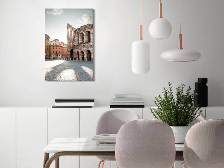 Canvas Art Print Amphitheater in Verona - photo of Italian architecture on a sunny day 135871 additionalImage 3