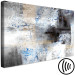 Canvas Print Frost on Windows (1-piece) Wide - abstract gray texture 137871 additionalThumb 6