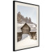 Wall Poster Winter in the Dolomites - small wooden cottage in the mountains covered in snow 137971 additionalThumb 8