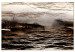 Canvas Print Seascape (1-piece) - sepia waves and bright sky 143871