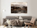 Canvas Print Seascape (1-piece) - sepia waves and bright sky 143871 additionalThumb 3