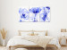 Canvas Print Blue Flowers (3-piece) - plants painted with watercolors and ink 145171 additionalThumb 3