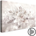 Canvas Art Print Blooming Lilies (1-piece) - beige flowers on a cream-white background 145271 additionalThumb 6