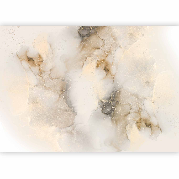 Photo Wallpaper Marble Impression - Elegant Abstraction in Gold and Beige 148771 additionalImage 5